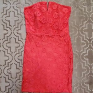 Lacey Coral V Wired Dress